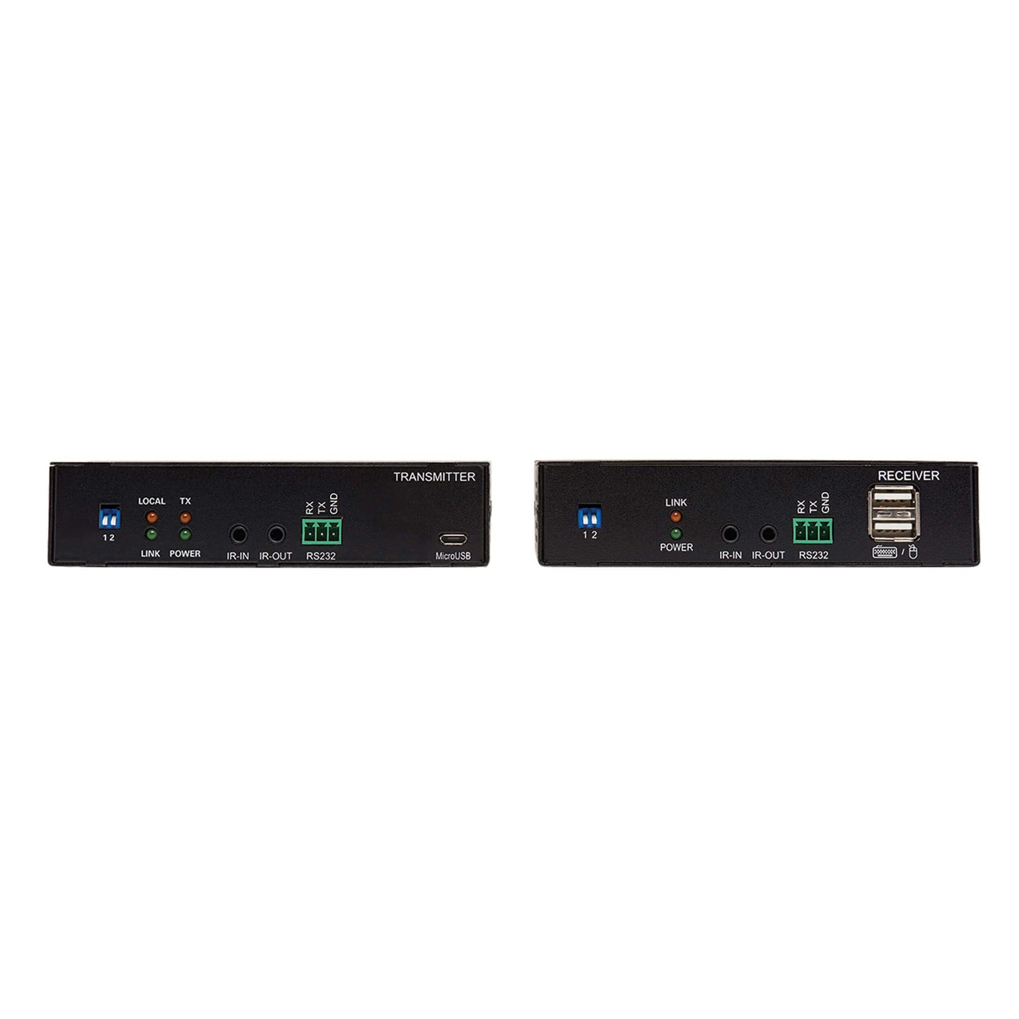 HDMI Over Fiber Extender Kit 4K @ 60Hz Ir USB Duplex MMF LC TAA
