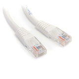 StarTech.com M45PATCH2WH Molded RJ45 UTP Cat 5e Patch Cable, 2-Feet (White)