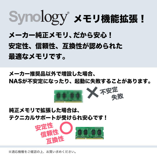 Synology RAM DDR3L-1866 SO-DIMM 4GB (D3NS1866L-4G)