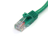 StarTech.com 45PATCH10GN Snagless RJ45 UTP Cat 5e Patch Cable, 10-Feet (Green)