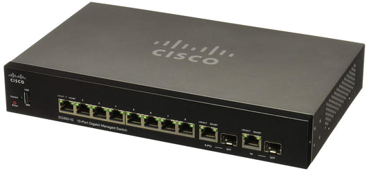 CISCO SYSTEMS Sg350 10-Port Gigabit Managed Switch (SG35010K9NA)