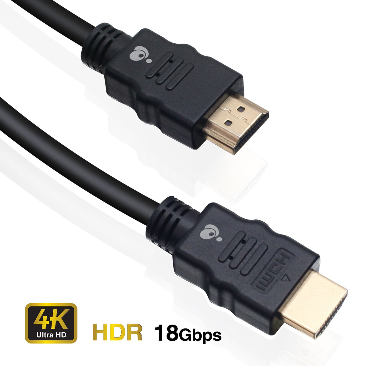 IOGEAR HDMI 4K Certified Premium Cable (1.6'/0.5 Meter) GHDC200A