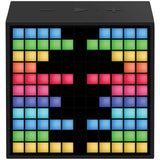 Divoom TIMEBOXBLACK Timebox Mini Portable Sleep-Aid Smart Alarm Clock with APP Programmable Pixel LED Bluetooth Speaker