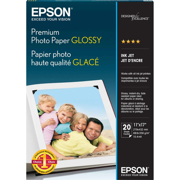 20sht 11x17 Premium Glossy      Photo Paper F/Sp 1270 1280 2200