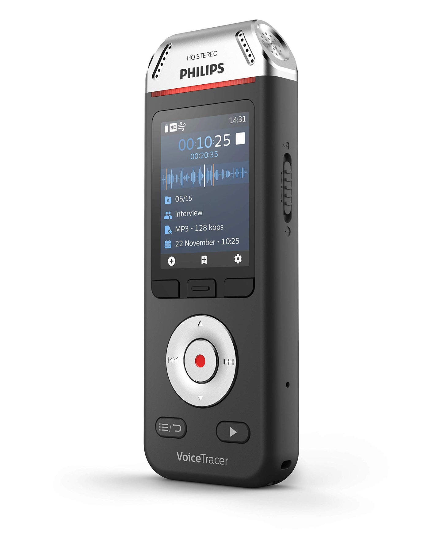 Philips Speech DVT2110 Philips DVT2110 VoiceTracer Audio Recorder Voice Recorder