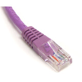 StarTech.com M45PATCH6PL Cat5e Molded RJ45 UTP Patch Cable, 6-Feet (Purple)