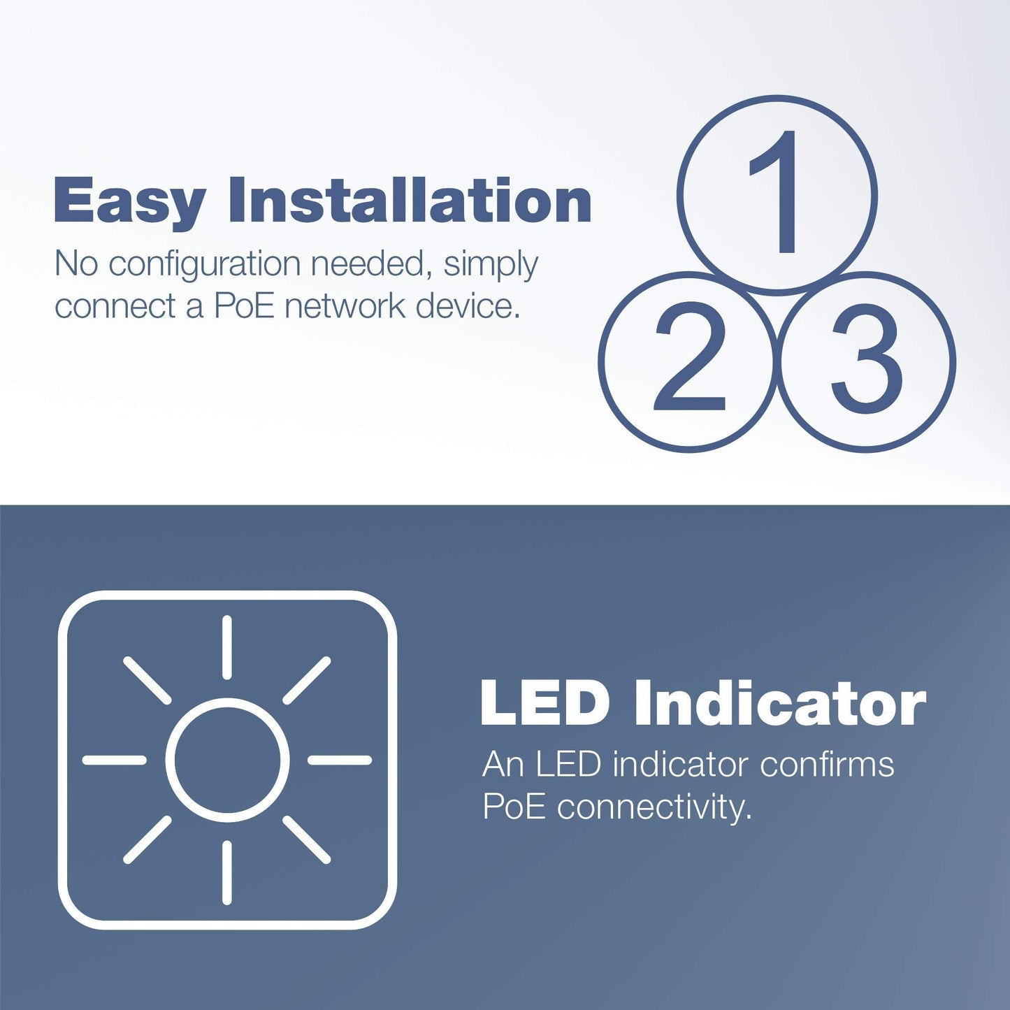 TRENDnet Gigabit Power Over Ethernet Plus (PoE+) Injector,Converts Non-PoE Gigabit to PoE+ or PoE Gigabit, Network Distances up to 100 M (328 Ft.), TPE-115GI