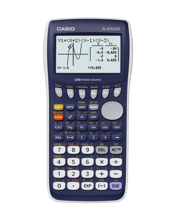 Casio Graphing Calculator - Blue (FX9750GII)