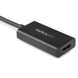 StarTech.com DisplayPort to HDMI Adapter with HDR - 4K 60Hz - Black - DP to HDMI Converter