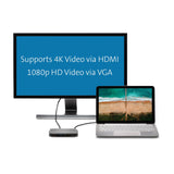 Kensington SD1600P USB-C Travel Dock 4K with Pass-Through USB-C Charging (K33968WW)