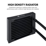 Corsair Hydro Series H75 AIO Liquid CPU Cooler, 120mm Radiator, Dual 120mm SP Series PWM Fans