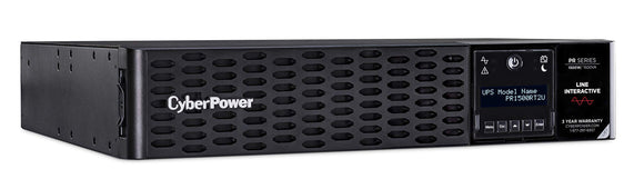 CyberPower PR1500RT2UN Smart App Sinewave UPS System, 1500VA/1500W, 8 Outlets, 2U Rack/Tower, Rmcard205 Pre-Installed