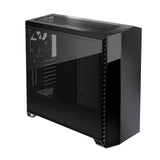 Fractal Design Vector Rs Blackout Dark - RGB - Mid Tower Computer Case - ATX - Optimized for High Airflow and Silent Computing - PSU Shroud - Modular Interior - Water-Cooling Ready - Tempered Glass
