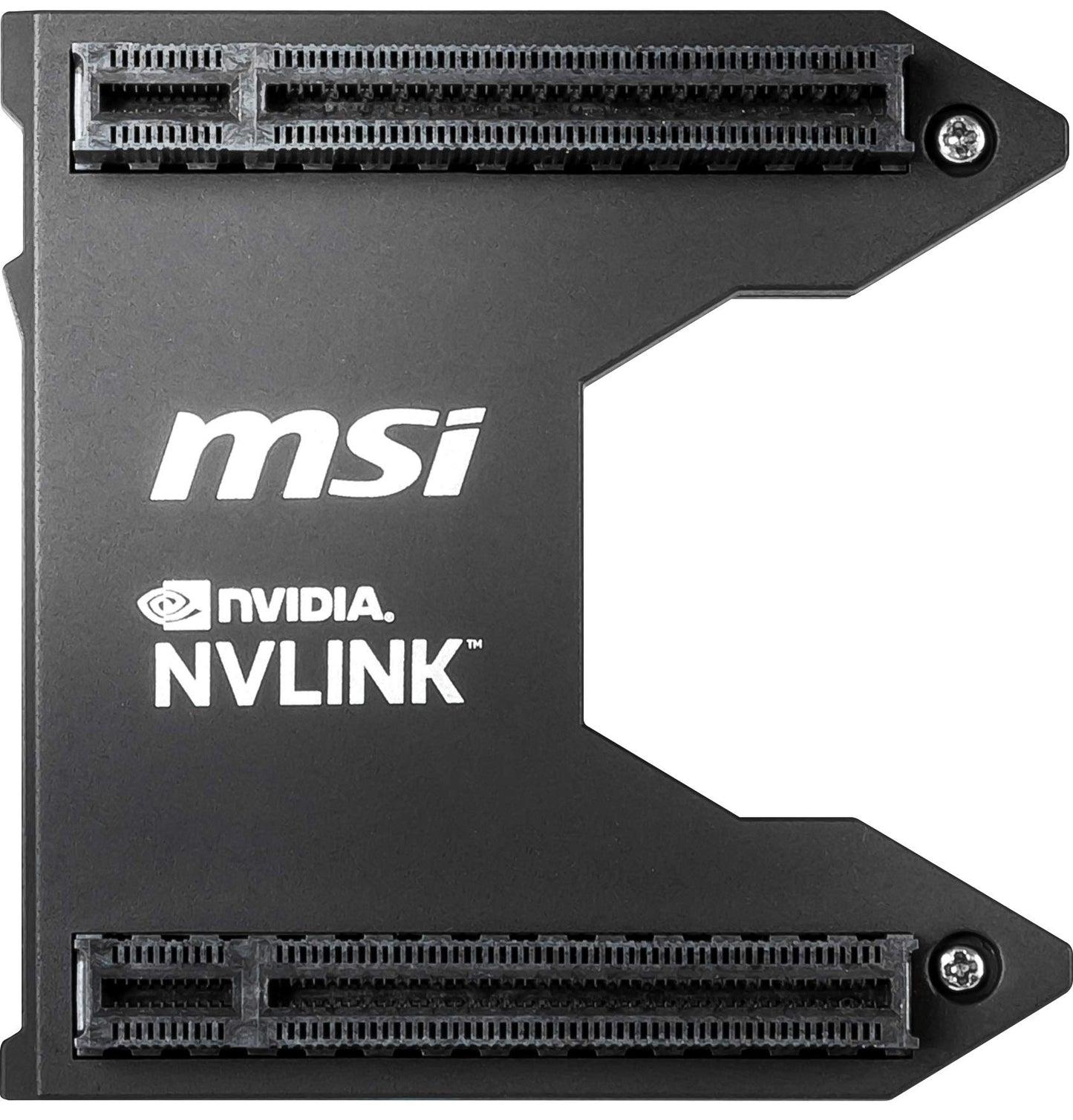 MSI GeForce RTX Nvlink 4 Slot Spacing SLI Bridge (GeForce RTX NVLink GPU Bridge)
