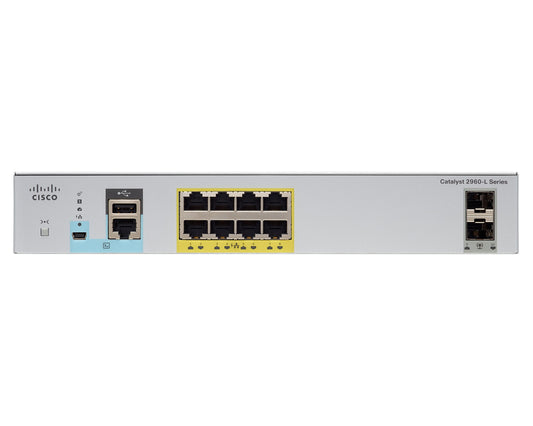 Cisco WS-C2960L-8PS-LL Catalyst Port GigE PoE 2 x 1G SFP