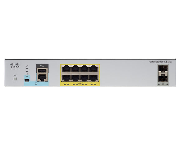 Cisco WS-C2960L-8PS-LL Catalyst Port GigE PoE 2 x 1G SFP