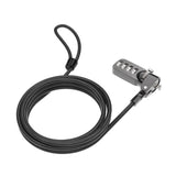 Maclocks 4-Dial Combination Laptop Lock with 6-Foot Cable, Black (CL37)