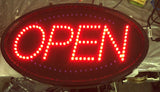 OneDealOutlet Ultra Bright LED Open Sign 2 Pattern Motion 13"x22" Oval, LED light, Indoor