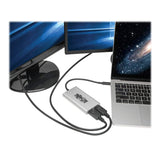 Thunderbolt 3 to Dual DisplayPort Adapter - 4K/5K @ 60 Hz, M/2Xf, 4: Silver