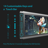 Huion KAMVAS GT-156HDV2 Drawing Monitor Pen Display with 8192 Pressue Sensitivity - 15.6 Inch