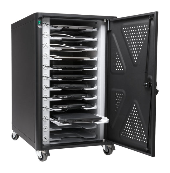 Kensington AC12 Security Charging Cabinet for Tablets, Chromebooks, and 2 in 1 Laptops (K64415NA)
