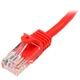 StarTech.com Cat5e Ethernet Cable - 15 ft - Red- Patch Cable - Snagless Cat5e Cable - Network Cable - Ethernet Cord - Cat 5e Cable - 15ft (45PATCH15RD)