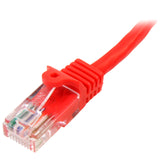 StarTech.com 45PATCH25RD Snagless RJ45 UTP Cat 5e Patch Cable, 25-Feet (Red)