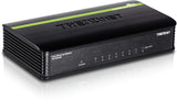 TRENDnet 8-Port Unmanaged 10/100 Mbps GREENnet Ethernet Desktop Plastic Housing Switch,TE100-S8
