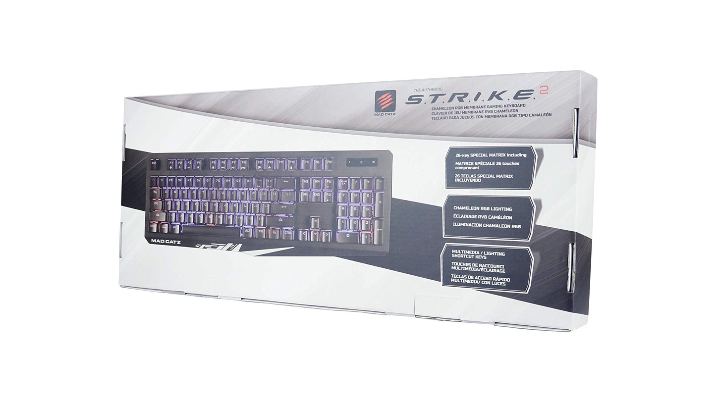 Mad Catz The Authentic S.T.R.I.K.E. 2 Membrane Gaming Keyboard
