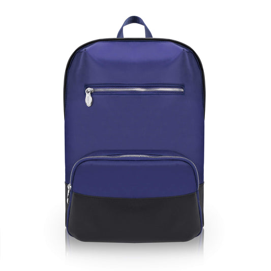 McKlein 18597 USA Brooklyn Nylon Contour Backpack Navy