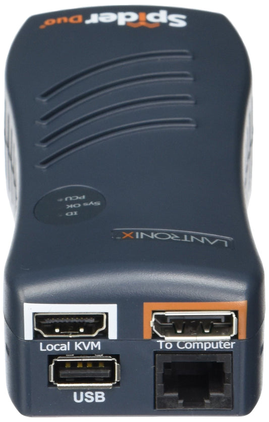1port Local + Remote Ps2 Usb Securelinx Spiderdu Kvm Over Ip