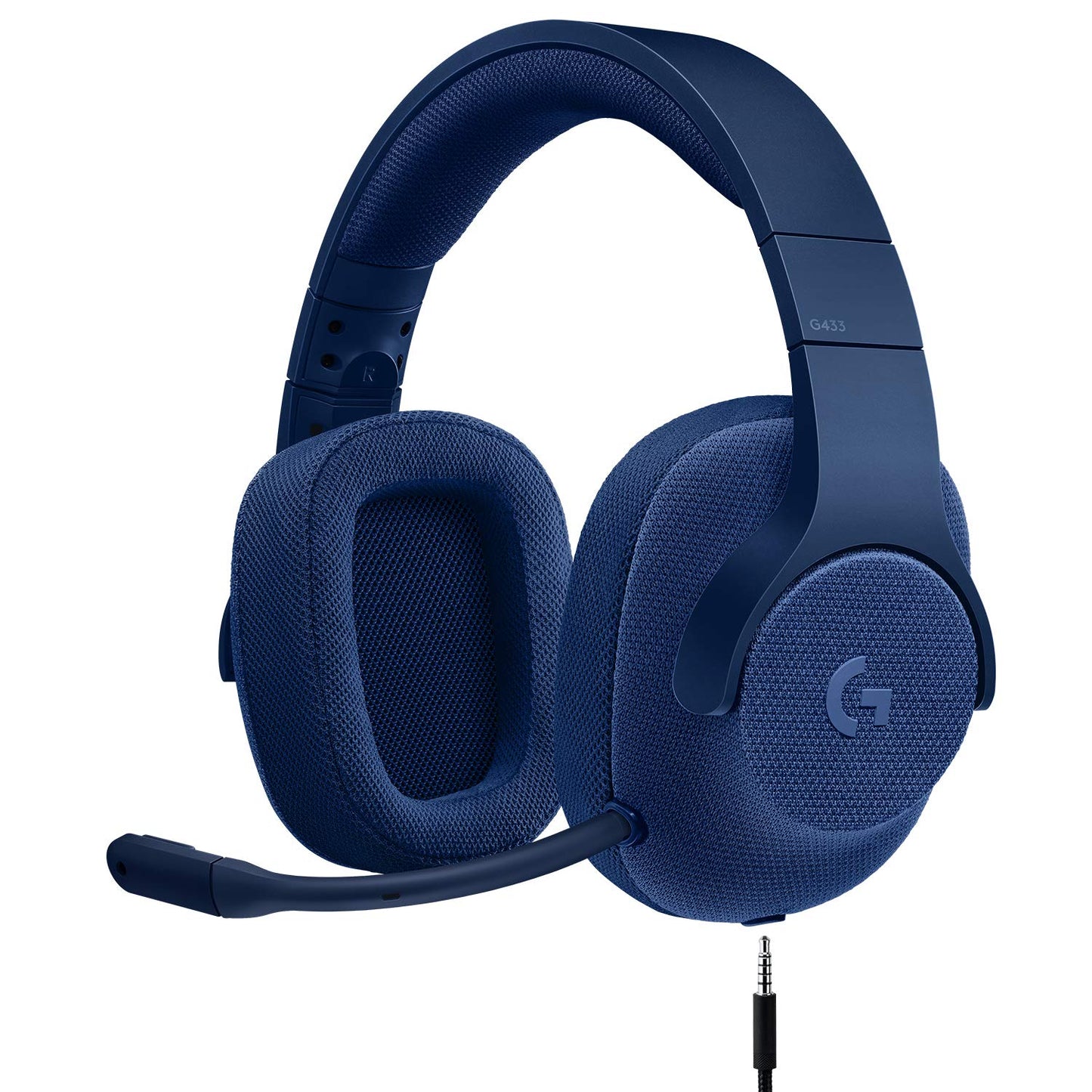 Logitech G433 7.1 Wired Surround Gaming Headset for PC, PS4, PS4 PRO, Xbox One, Xbox One S, Nintendo Switch, Blue (981-000681)