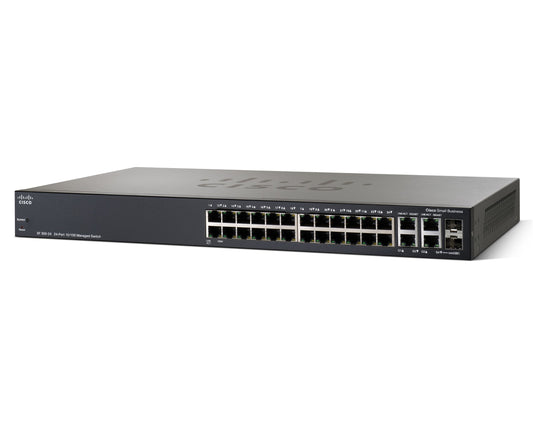 Sf 300-24 24port 10/100 Managed Switch With Gigabit Uplinks