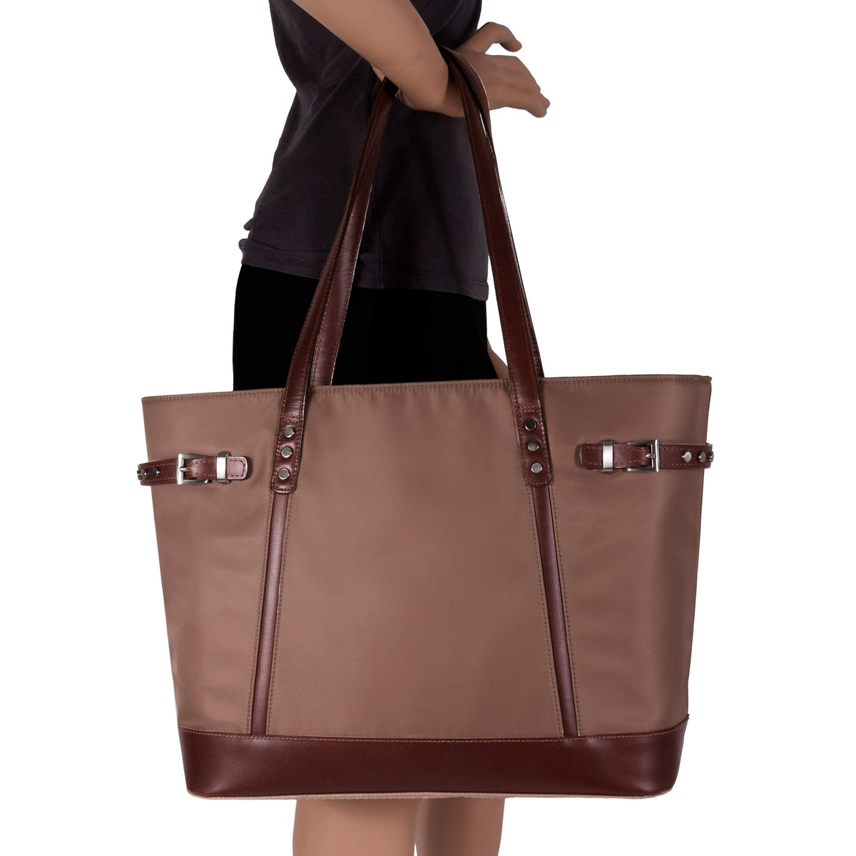 McKlein 17564 USA Aria Nylon Ladies' Tote Khaki
