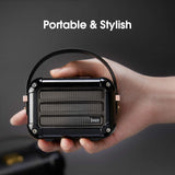 Divoom Macchiato Stylish Portable Bluetooth Speaker with FM Radio, 6W Output with TWS Function