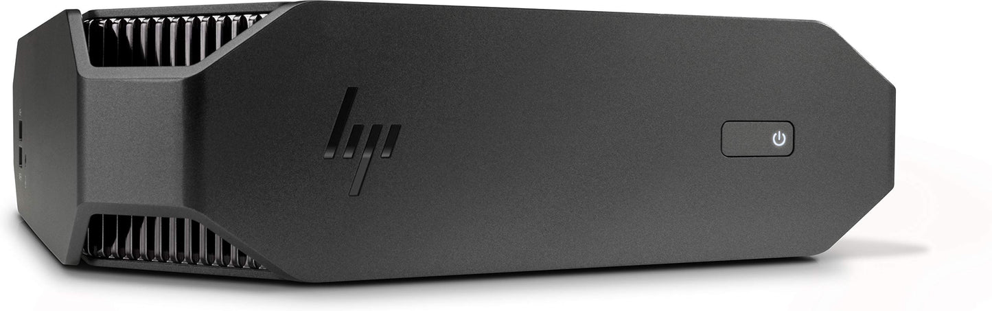 HP Z2 Mini G4 Workstation - 1 x Core i3 i3-8100 - 8 GB RAM - Mini PC - Space Gray, Black Chrome Accent