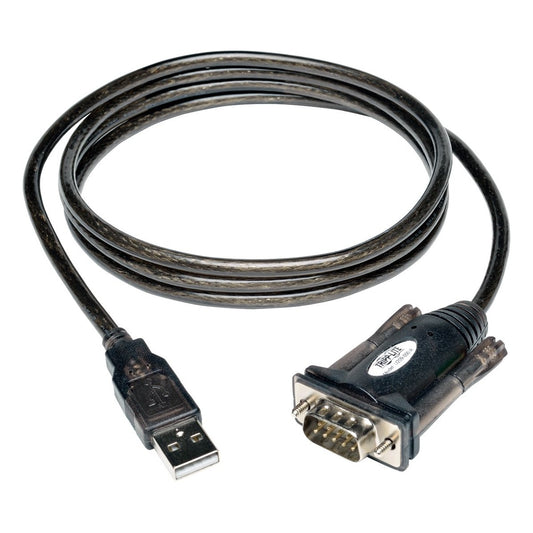 Tripp Lite 5ft USB to Serial Adapter Cable - (A-M to DB9-M)