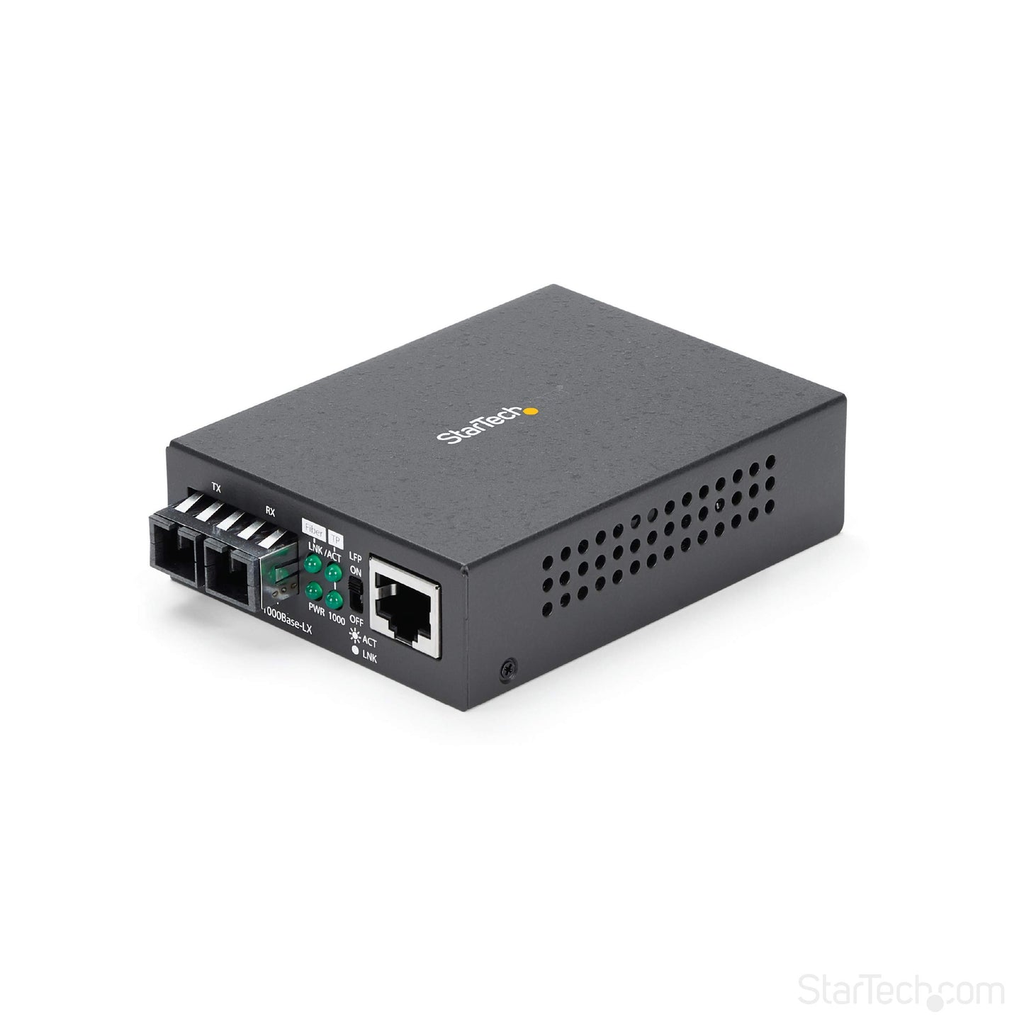 StarTech.com Singlemode (SM) SC Fiber Media Converter for 10/100/1000 Network - 10km - Gigabit Ethernet - 1310nm - w/Auto Negotiation (MCMGBSCSM10)