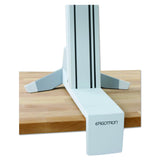Ergotron WorkFit-S Single LD with Worksurface and Stand, White