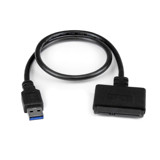StarTech.com SATA to USB Cable - USB 3.0 to 2.5" SATA III Hard Drive Adapter - External Converter for SSD/HDD Data Transfer (USB3S2SAT3CB)