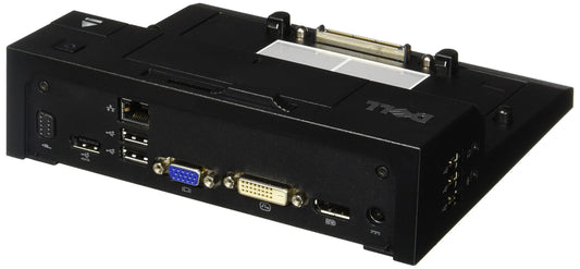 Dell Pro3x USB 2.0 E-Port Replicator with 130-Watt Power Adapter Cord (Black)