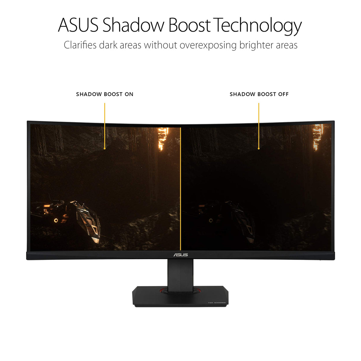 Asus TUF Gaming VG35VQ 35" Curved HDR Monitor 100Hz Uwqhd (3440 X 1440) 1ms FreeSync Eye Care DisplayPort HDMI USB HDR10