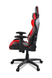AROZZI VERONA-V2-RD Advanced Racing Style Gaming Chair with High Backrest, Recliner, Swivel, Tilt, Rocker and Seat Height Adjustment, Lumbar and Headrest Pillows Included, Red