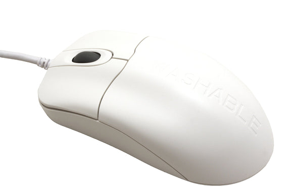 Silver Storm Medical Grade Scroll Wheel Mouse - Optical 800dpi, 100% Waterproof,