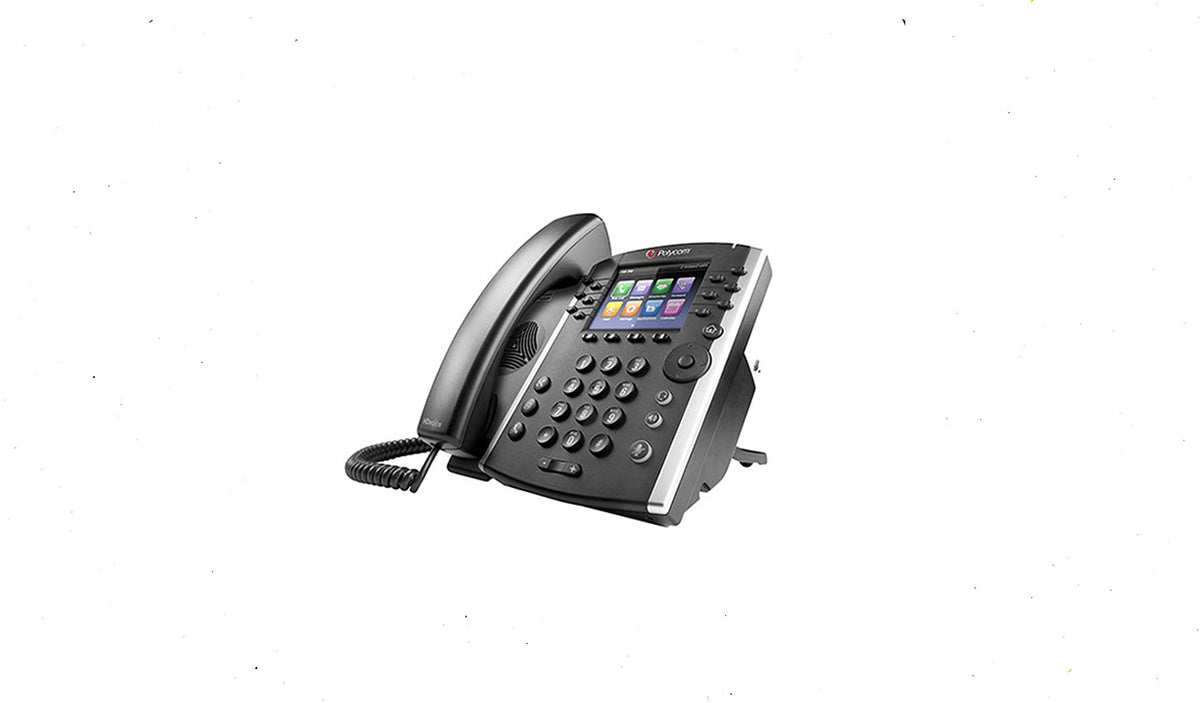 Polycom 2200-46157-025 VVX 400 IP Business PoE Telephone (Power Supply not Included)