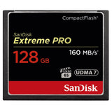 SanDisk Extreme PRO 128GB CompactFlash Memory Card UDMA 7 Speed Up to 160MB/s- SDCFXPS-128G-X46