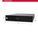 CyberPower BPL48V75ART2U Extended Battery Module, 48V/75A, 2U Rack/Tower