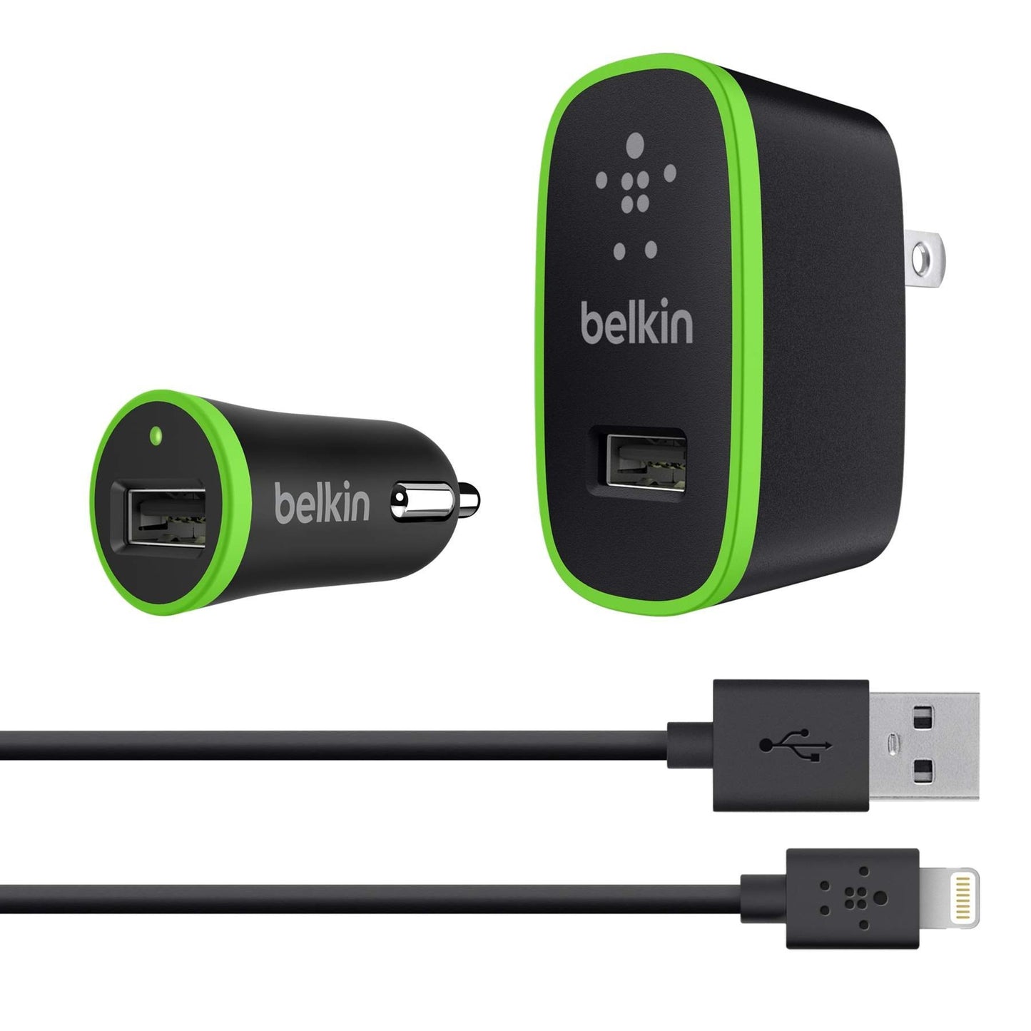 Charger Kit With Lightning to Usb Cable 10watt/2.1amp Each