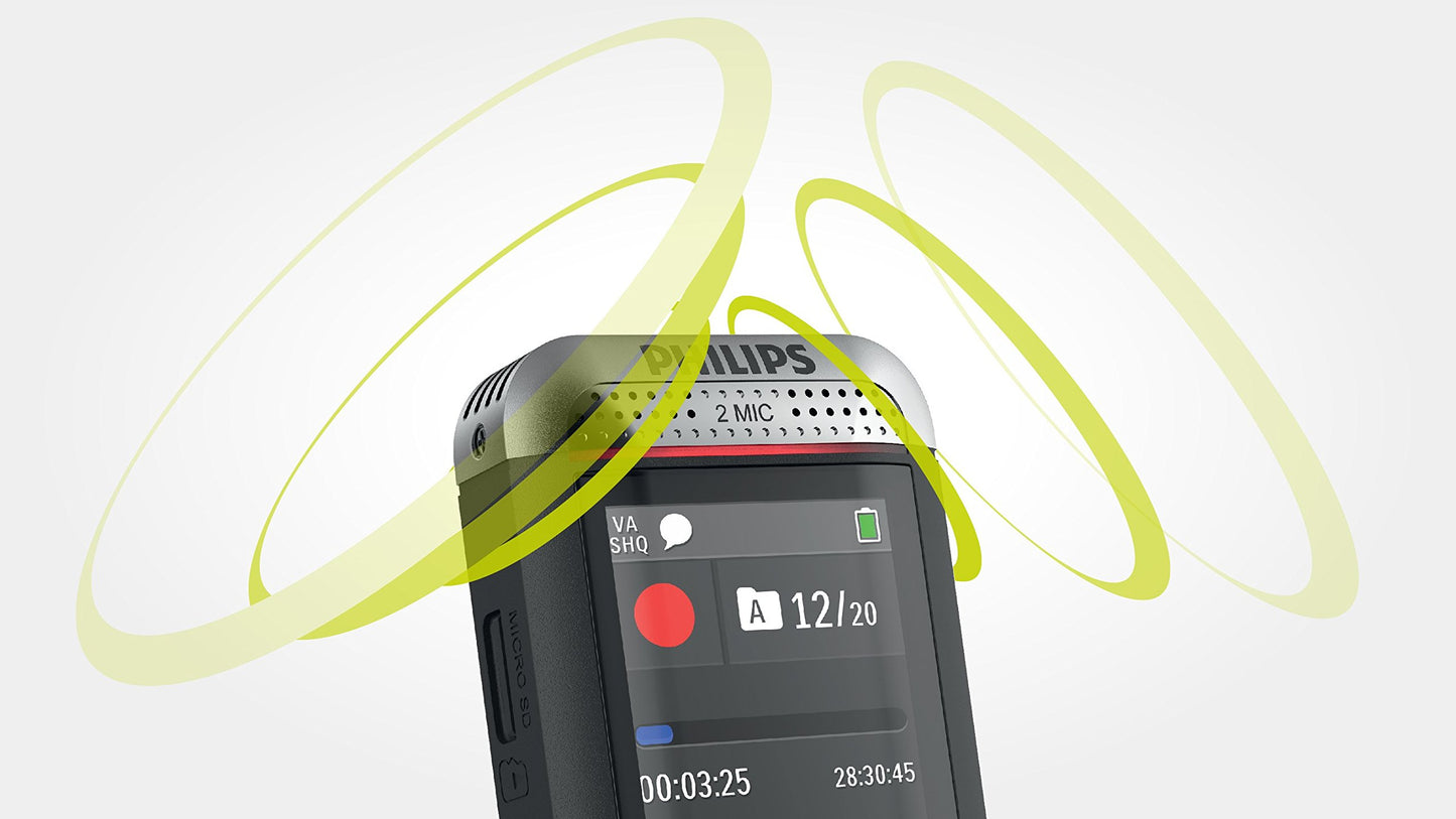Philips DVT2700 Digital Voice Tracer with Speech Recognition Software Voice Recorder