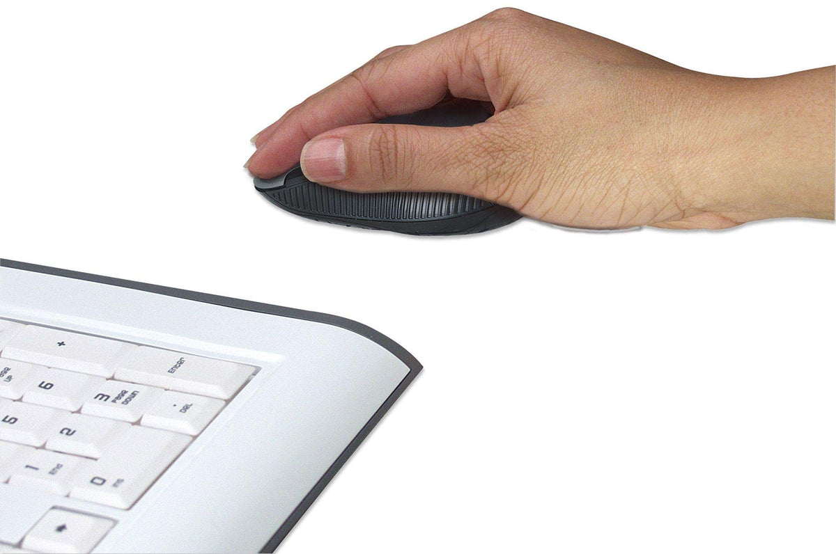 Manhattan Performance Wireless 2000 Ddi USB Optical Mouse with Four Buttons and Scroll Wheel (177795)